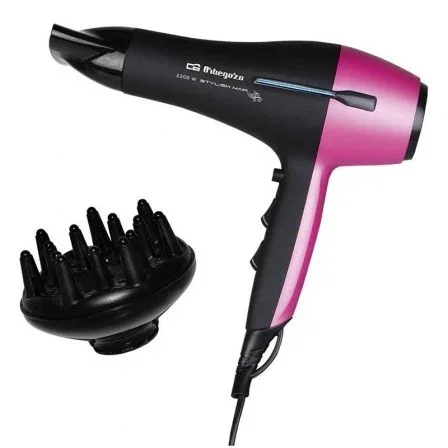 Orbegozo Secador de Pelo SE-2320 2200W Negro y Lila Orbegozo Secador de Pelo SE-2320 2200W Negro y Lila